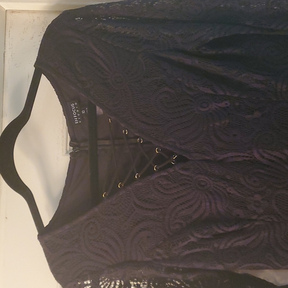 Black Lace Dress - Picture 2 of 3